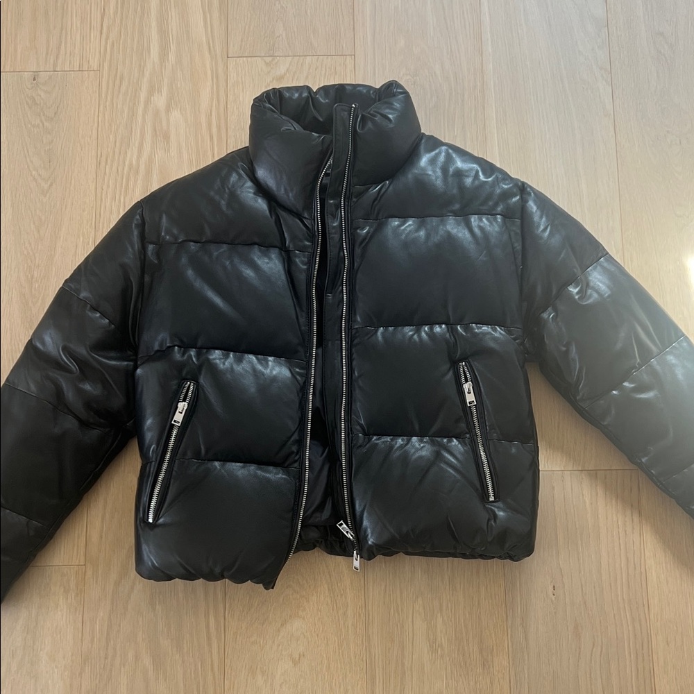 Black Puffer Jacket - Picture 2 of 6